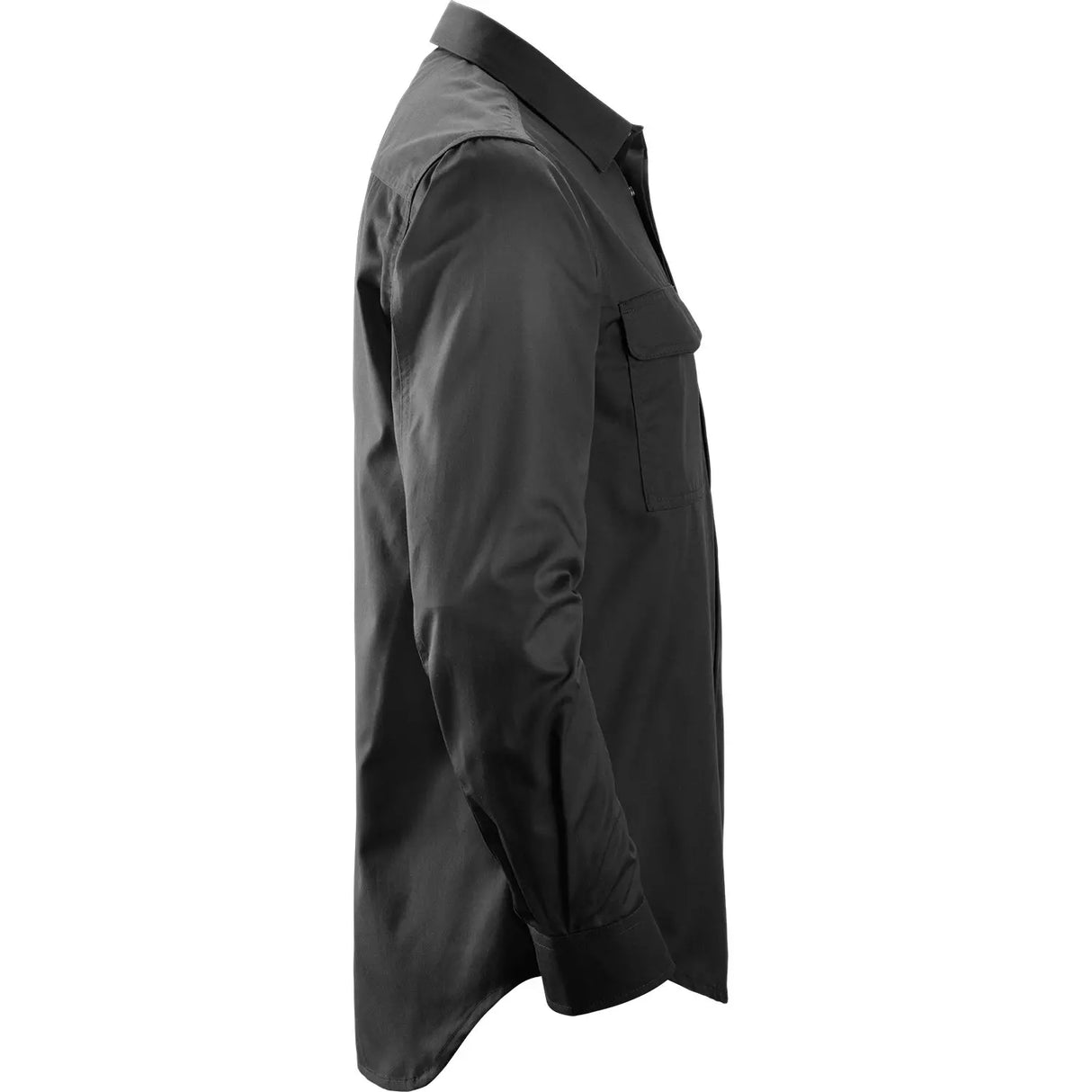 Snickers 8510 service skjorte, Sort - Modekompagniet.dk