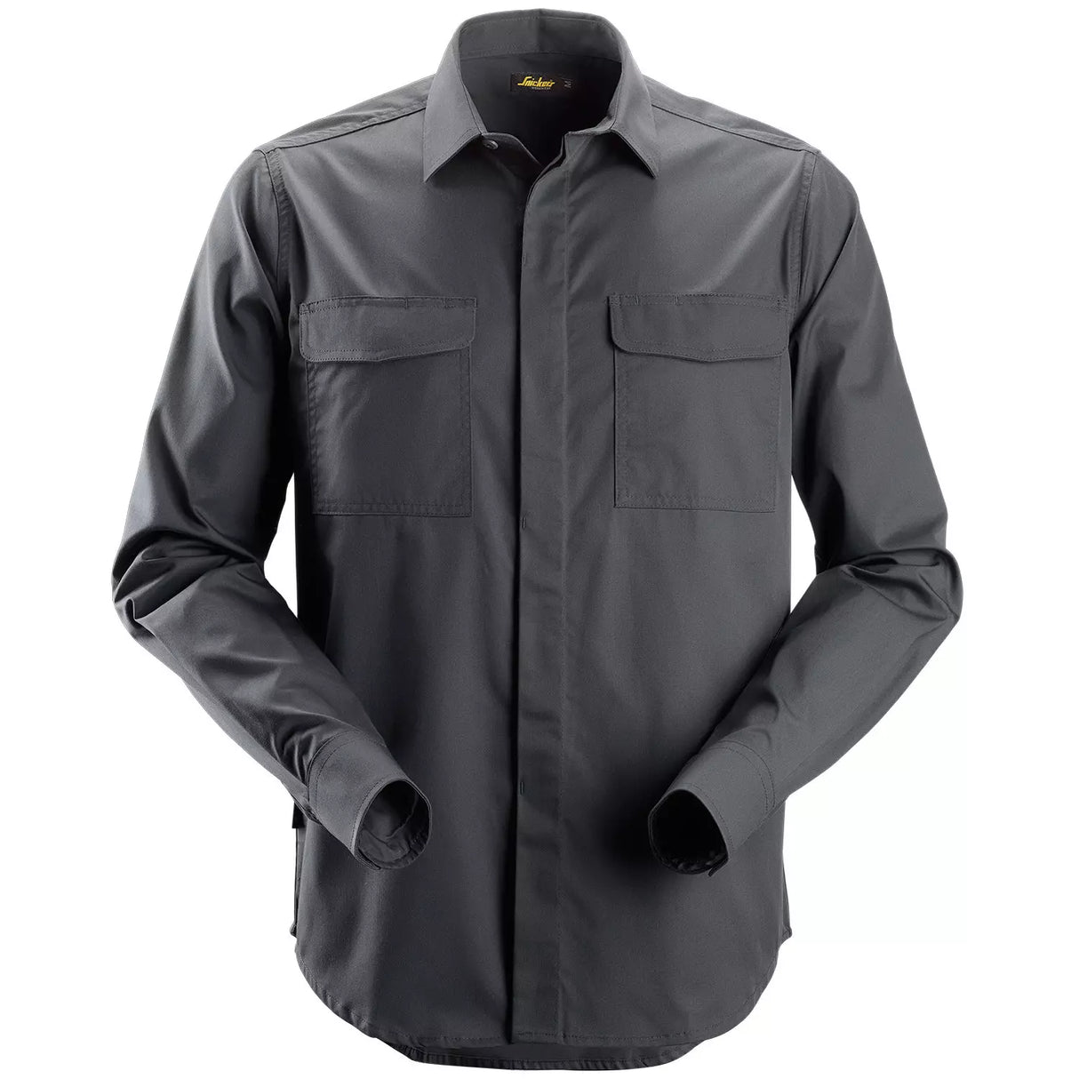 Snickers 8510 service skjorte, Stålgrå - Modekompagniet.dk