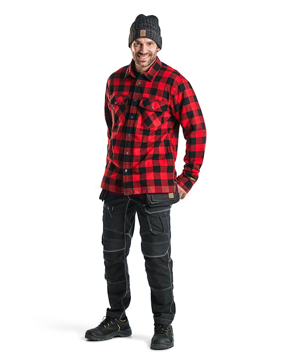 FORET SKOVMANDS SKJORTE - Herre - Rød - 322511319799 - Modekompagniet.dk