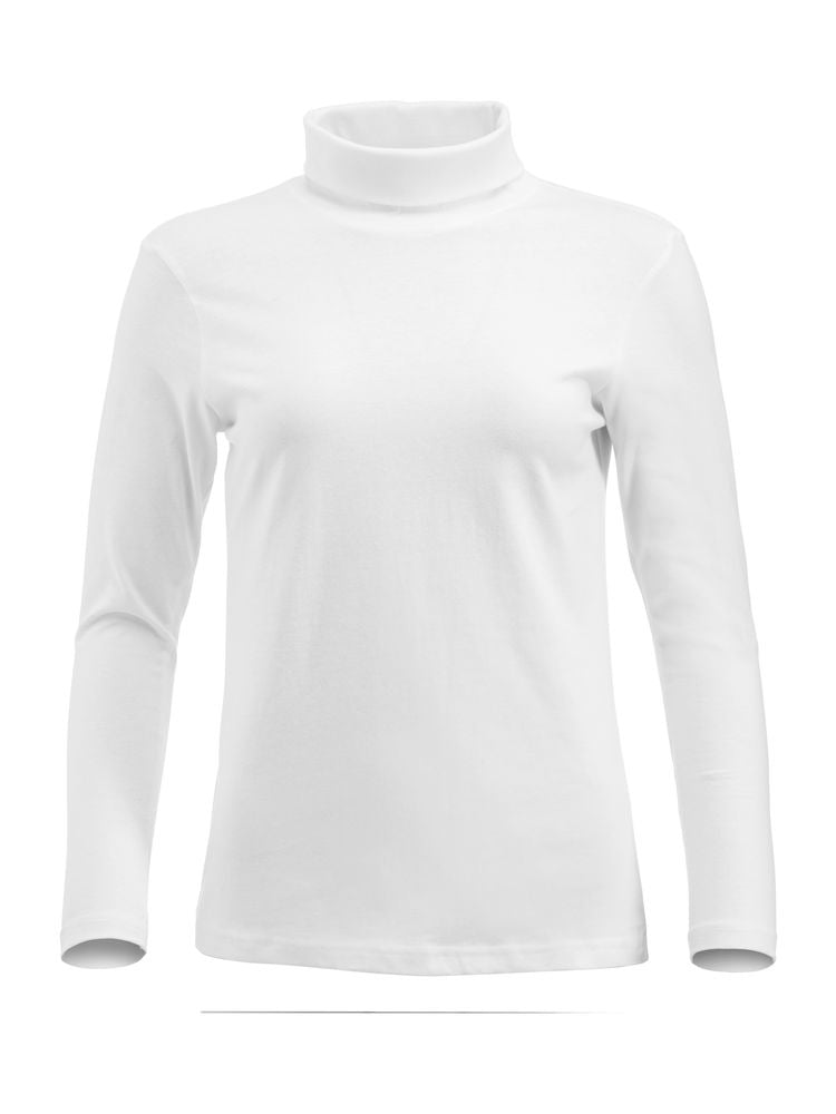 Ezel Rullekravetrøje Dame, Hvid - Clique 029460 - Modekompagniet.dk