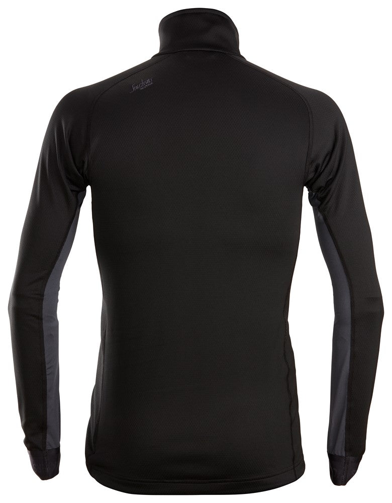 LiteWork, mellemlag med lynlås - Herre/ dame - Sort - Snickers 9448 - Modekompagniet.dk