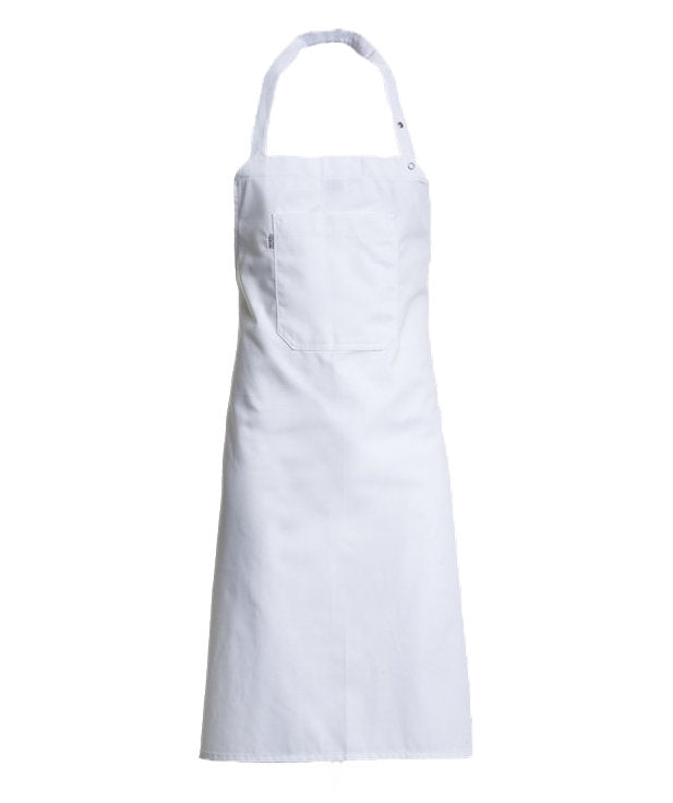 Nybo Workwear smækforklæde med lomme - Herre/ dame - Hvid - 610001900 - Modekompagniet.dk