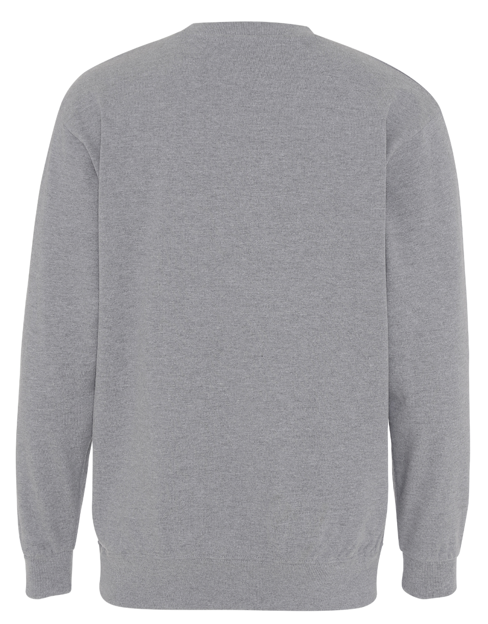 Basic Sweatshirt - Oxford Grå - Modekompagniet.dk