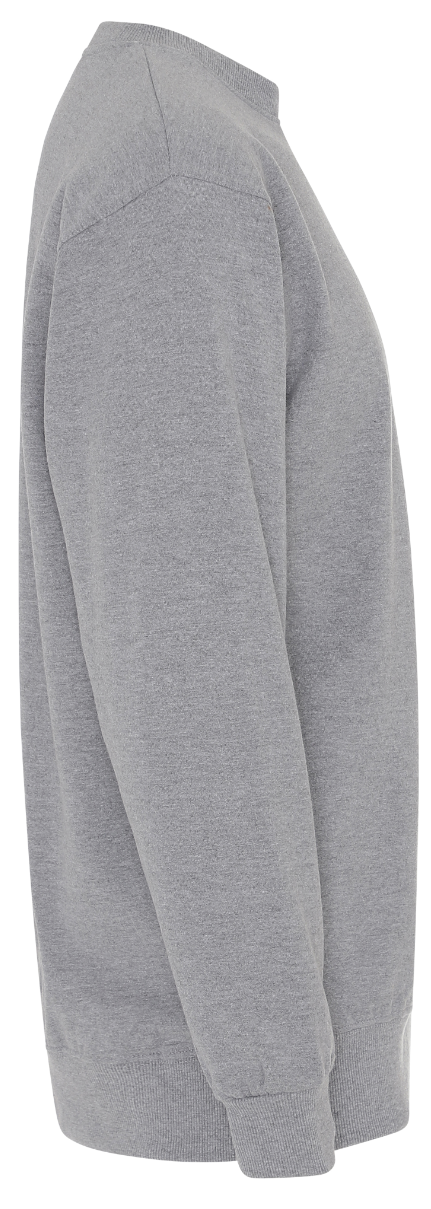 Basic Sweatshirt - Oxford Grå - Modekompagniet.dk