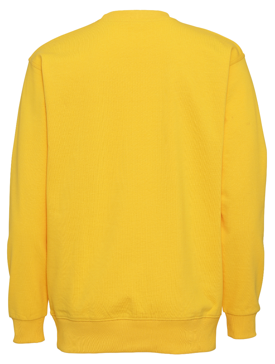 Basic Sweatshirt - Gul - Modekompagniet.dk