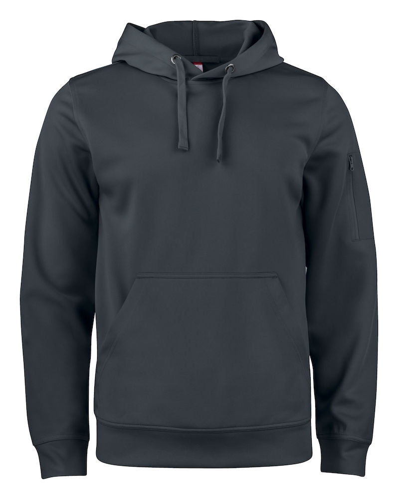 Basic Active Hoody - Sort - Clique 021011 - Modekompagniet.dk