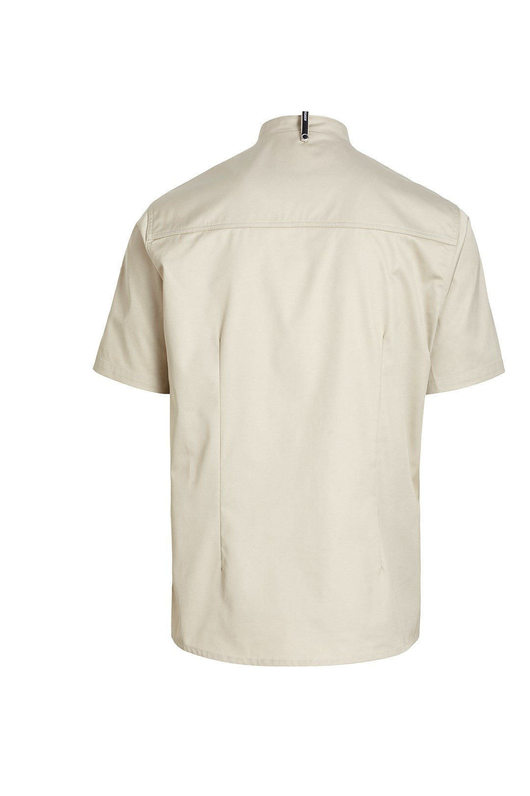 KOKKE-/SERVICEJAKKE KORT ARM - Herre/ Dame - Sand - 23516 - Modekompagniet.dk