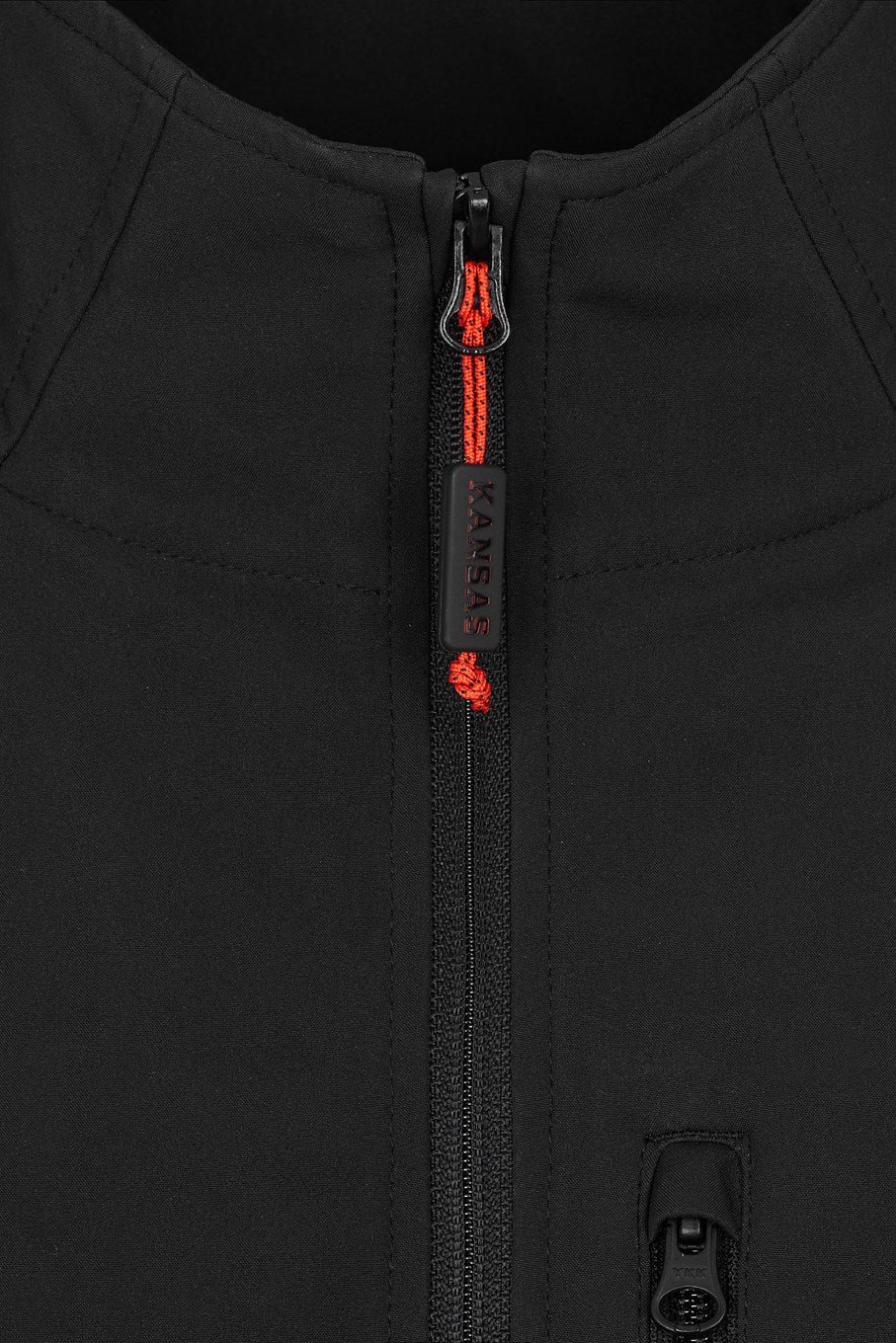 Kansas Evolve Softshell - Herre - Sort - 132405 - Modekompagniet.dk