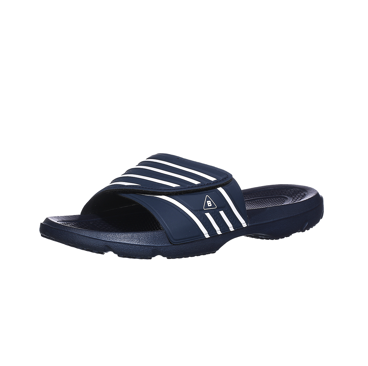 Komfortabel badesandal med velcrolukning - Bjerregaard footwear - Modekompagniet.dk