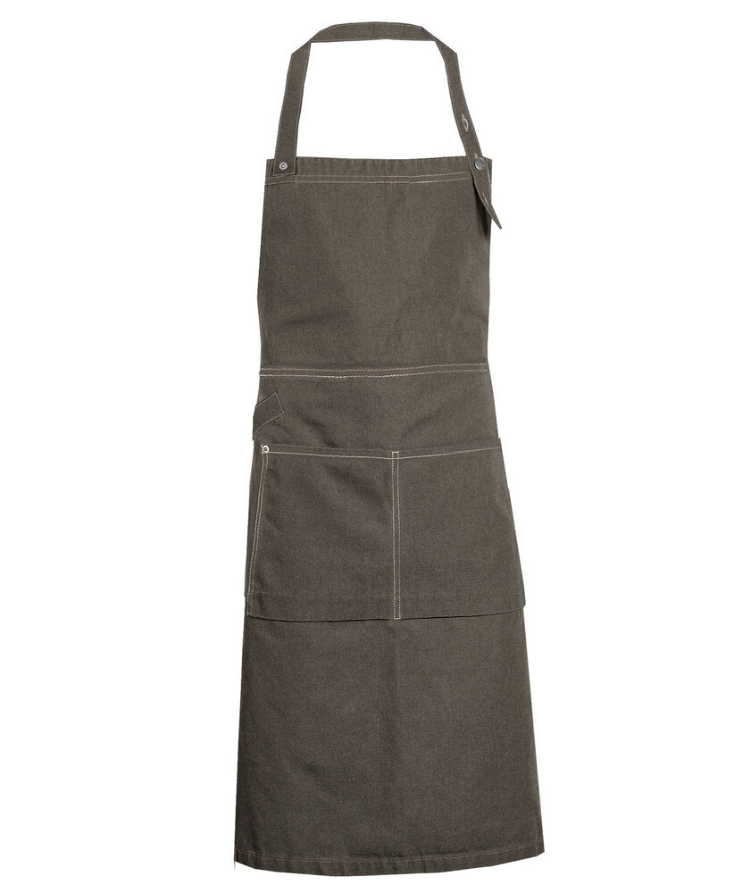 Nybo Workwear New Nordic smækforklæde med lommer - Herre/ dame - Oliven - 610081100 - Modekompagniet.dk