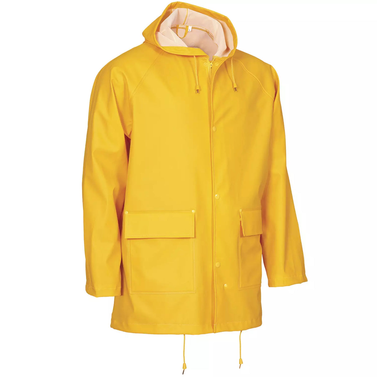 Elka Outdoor regnjakke PU/PVC, Gul - 306600 - Modekompagniet.dk