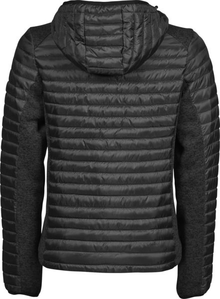 Hooded outdoor crossover - Dame - Sort - Style 9611 - Modekompagniet.dk