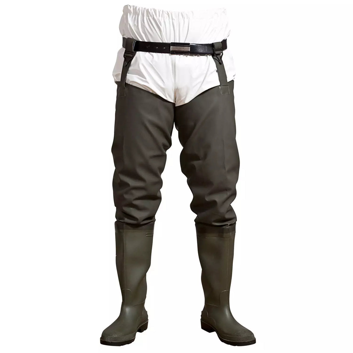 Elka waders skridtstøvle, Olivengrøn - 171900 - Modekompagniet.dk