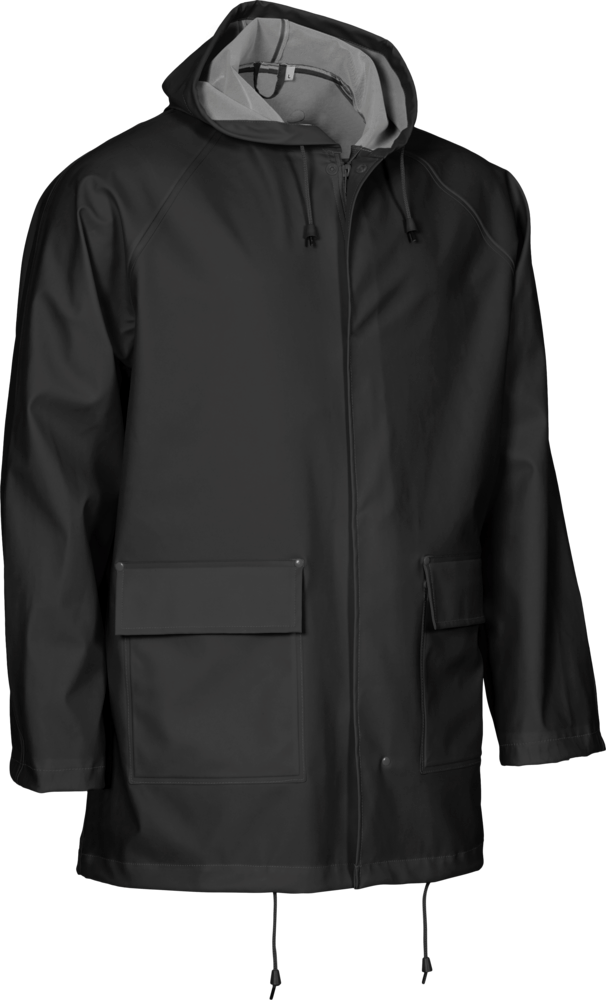 Outdoor Regnsæt PU/PVC, Sort - Elka 306600 + 302400 - Modekompagniet.dk