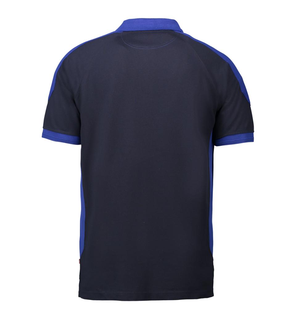 PRO Wear Poloshirt med kontrastfarve - Herre - Navy - ID 0322 - Modekompagniet.dk
