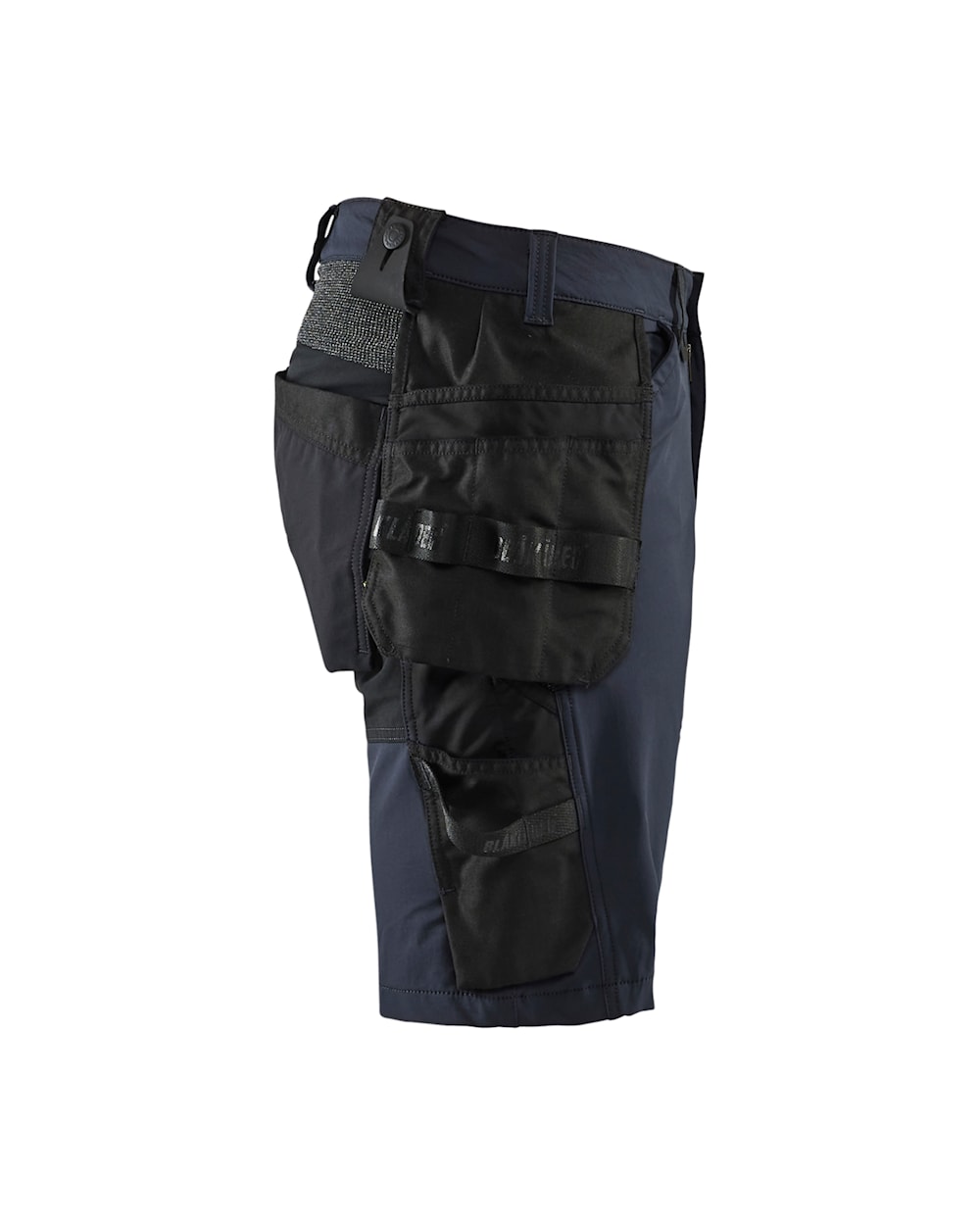 Håndværkershorts 4-vejs stretch, Herre/Dame, Mørk Marineblå/Sort - Blåkläder 1520-1645-8699