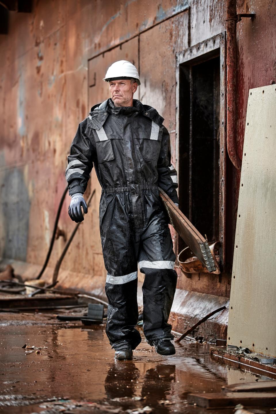 Working Xtreme Termoheldragt Herre - Koksgrå/Sort - Elka 088002 - Modekompagniet.dk