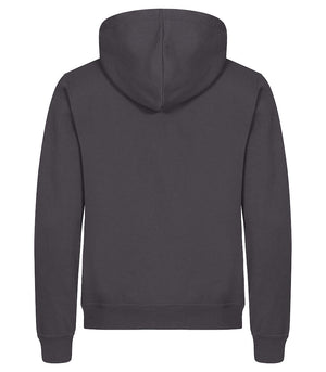 Hættetrøje med lynlås, Unisex, Metal Grey - CLIQUE 0201034 - 956