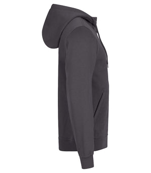 Hættetrøje med lynlås, Unisex, Metal Grey - CLIQUE 0201034 - 956