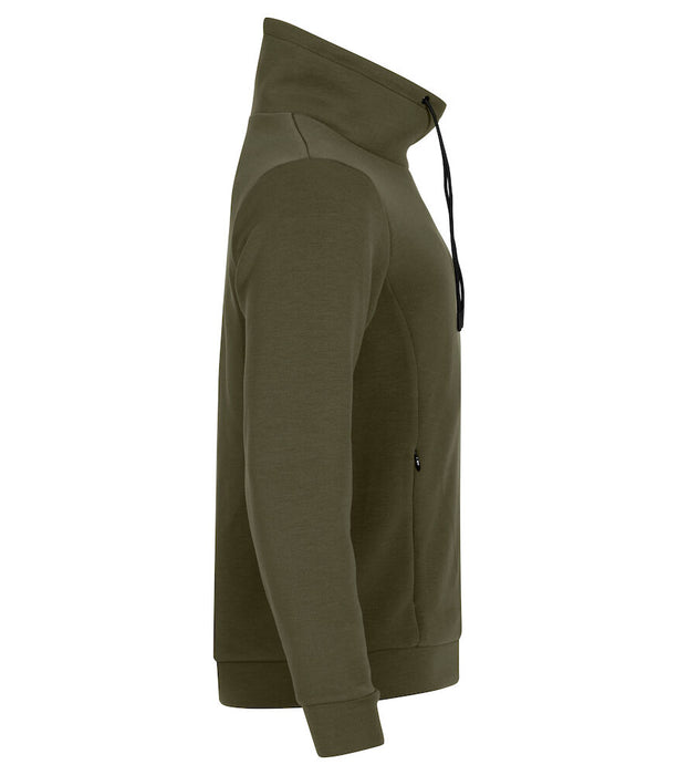 Hobart Sweatshirt med høj krave, Herre, Fog Green - CLIQUE 021022 - 75