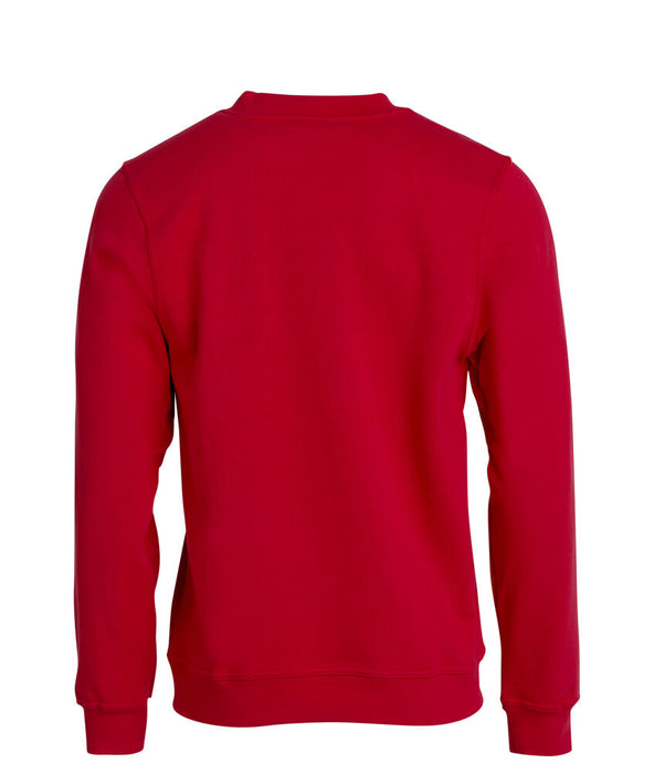 Basic Sweatshirt/Crewneck, Rød , Unisex - Clique 021030