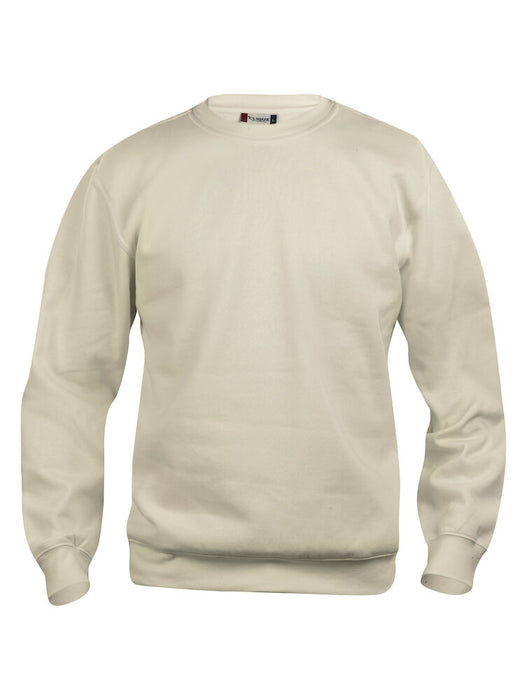 Basic Sweatshirt/Crewneck, Beige, Unisex - Clique 021030
