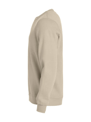 Basic Sweatshirt/Crewneck, Beige, Unisex - Clique 021030