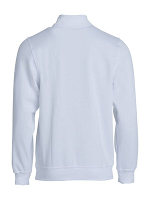Basic Half Zip - Unisex - Hvid - Clique 021033