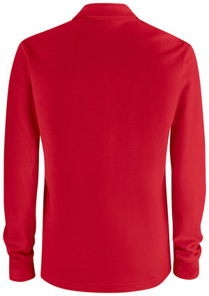 Basic Polo Pocket Langærmet, Herre, Rød - CLIQUE 028235 - 35