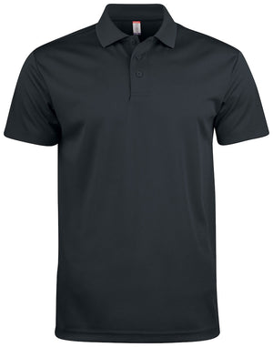 Basic Active polo T-shirt, Sort - CLIQUE 028254
