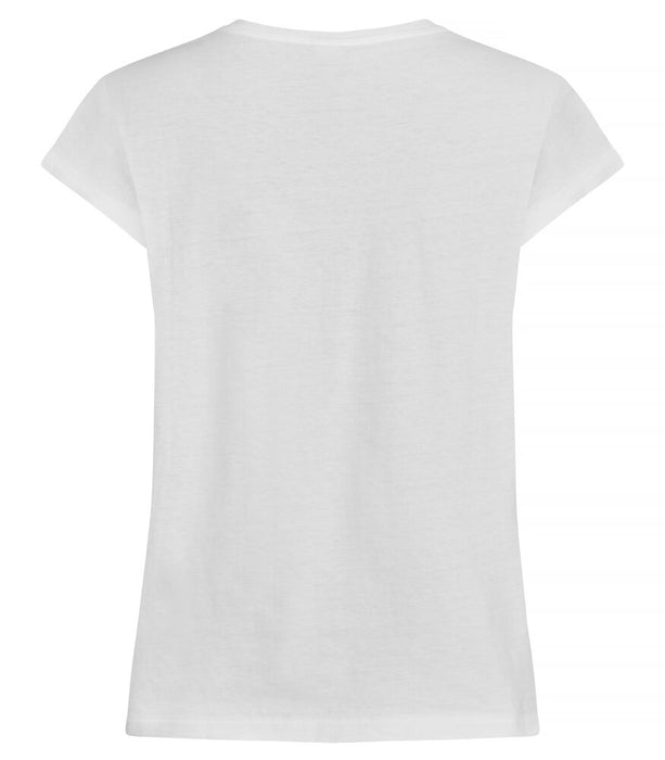Fashion T-shirt - Dame - Hvid - Clique 029005