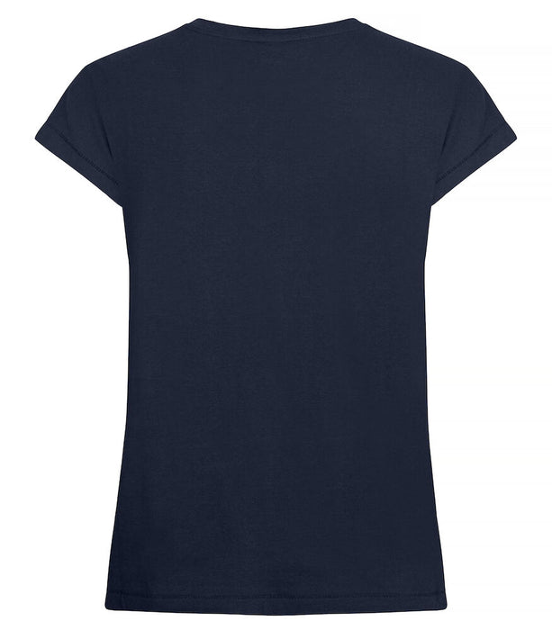 Fashion T-shirt - Dame - Navy - Clique 029005