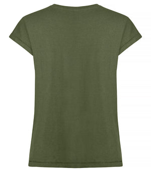 Dame Fashion Top, Oliven - Clique 029005
