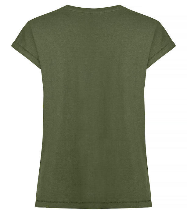 Fashion T-shirt - Dame - Grøn - Clique 029005