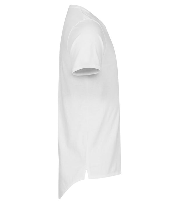 Ekstra længde i ryggen T-shirt - Brooklyn, Herre, White CLIQUE 029006 - 00