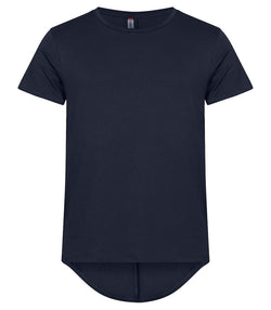 Ekstra længde i ryggen T-shirt - Brooklyn, Herre, Dark Navy CLIQUE 029006 - 580