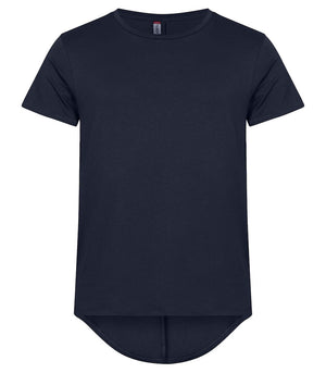 Ekstra længde i ryggen T-shirt - Brooklyn, Herre, Dark Navy CLIQUE 029006 - 580