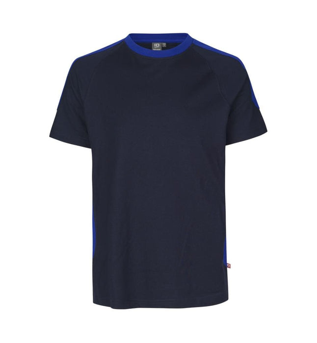 PRO Wear T-shirt med kontrastfarve - Herre - Navy - ID 0302