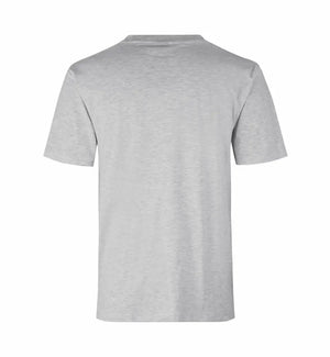 Premium Kvalitet Herre T-shirt – 100% Bomuld, Rund Hals, Lysegrå - 0500