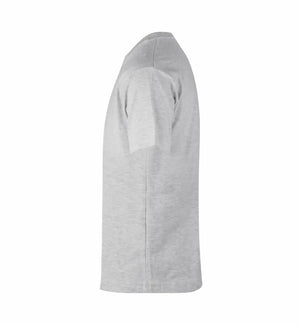 Premium Kvalitet Herre T-shirt – 100% Bomuld, Rund Hals, Lysegrå - 0500