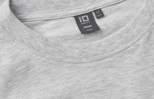 Premium Kvalitet Herre T-shirt – 100% Bomuld, Rund Hals, Lysegrå - 0500
