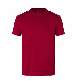 Premium Kvalitet Herre T-shirt – 100% Bomuld, Rund Hals, Rød - 0500
