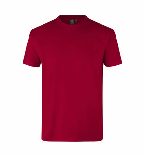 Premium Kvalitet Herre T-shirt – 100% Bomuld, Rund Hals, Rød - 0500