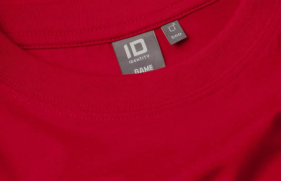 Premium Kvalitet Herre T-shirt – 100% Bomuld, Rund Hals, Rød - 0500