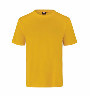 Premium Kvalitet Herre T-shirt – 100% Bomuld, Rund Hals, Gul - 0500