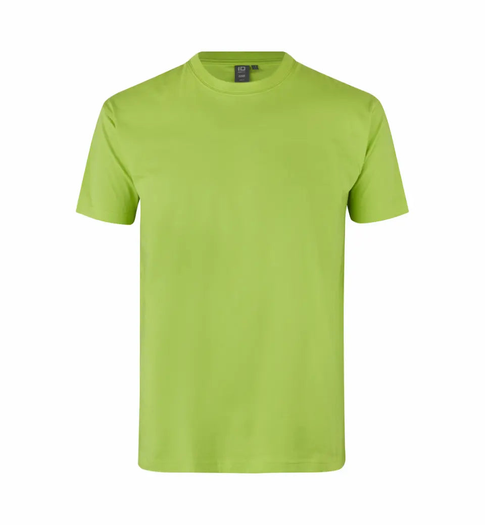Premium Kvalitet Herre T-shirt – 100% Bomuld, Rund Hals, Lime - 0500
