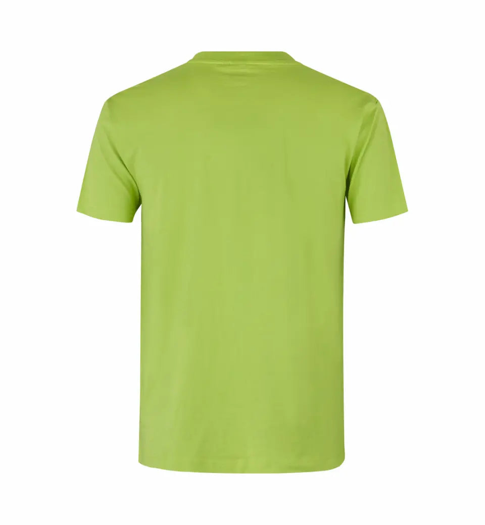 Premium Kvalitet Herre T-shirt – 100% Bomuld, Rund Hals, Lime - 0500