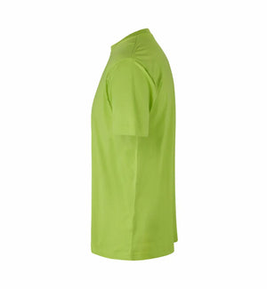 Premium Kvalitet Herre T-shirt – 100% Bomuld, Rund Hals, Lime - 0500