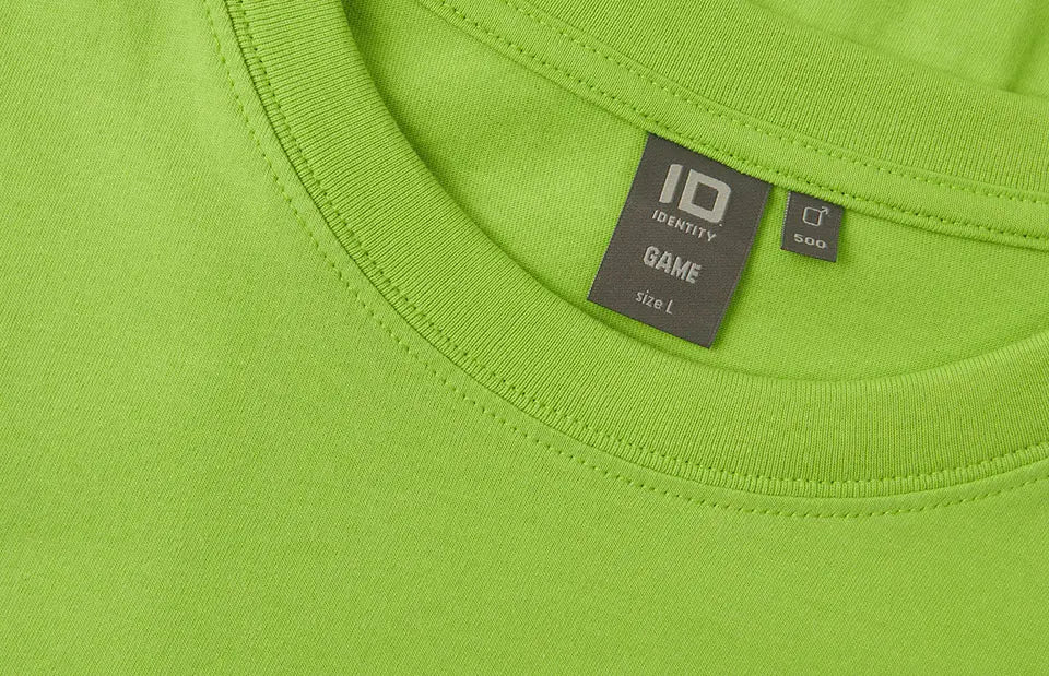 Premium Kvalitet Herre T-shirt – 100% Bomuld, Rund Hals, Lime - 0500