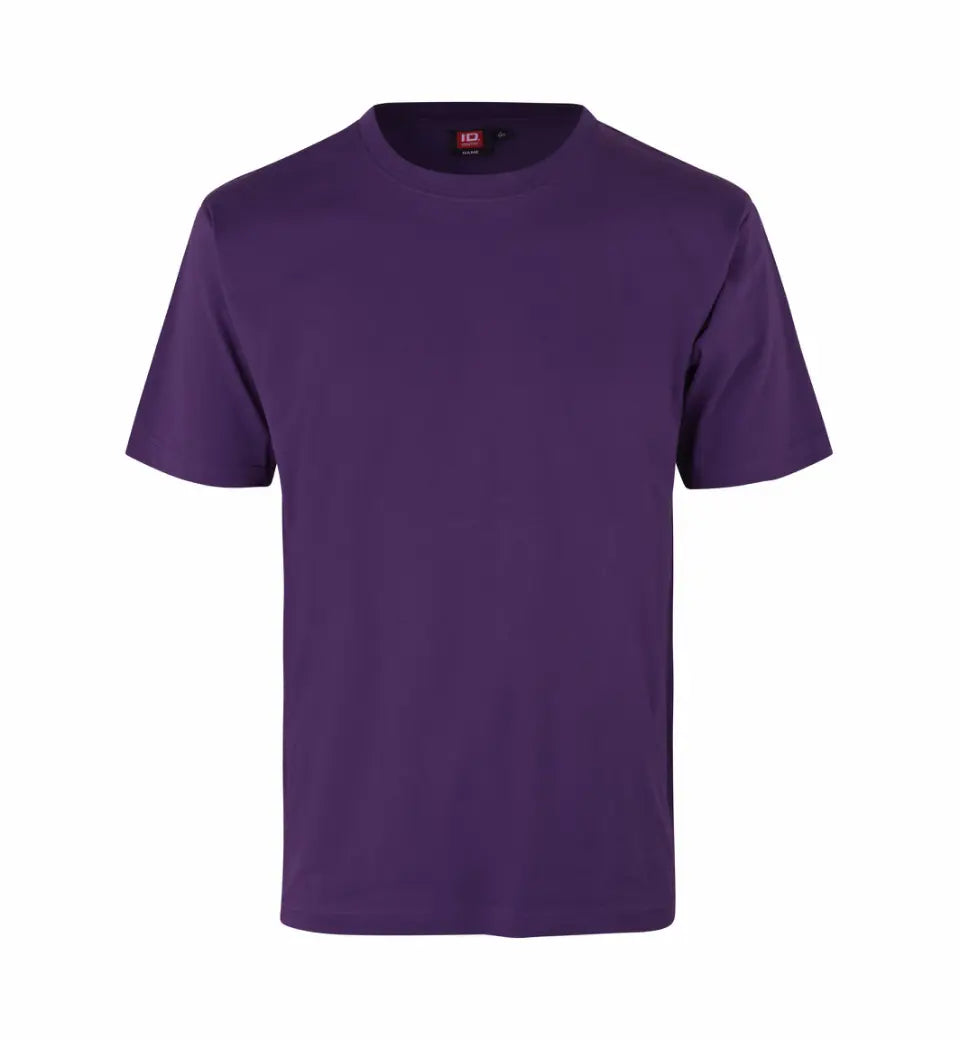 Premium Kvalitet Herre T-shirt – 100% Bomuld, Rund Hals, Lilla - 0500